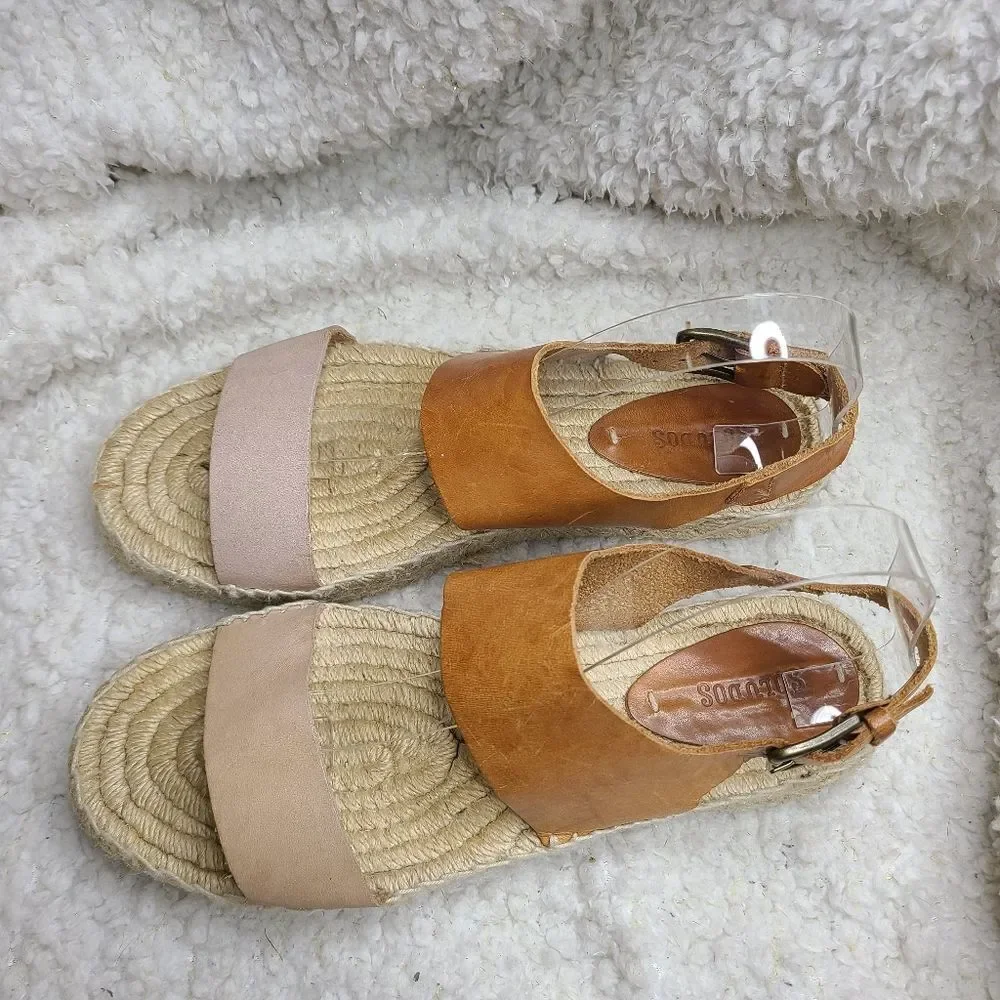 Soludos Bi-Color Platform Espadrille Sandal‎